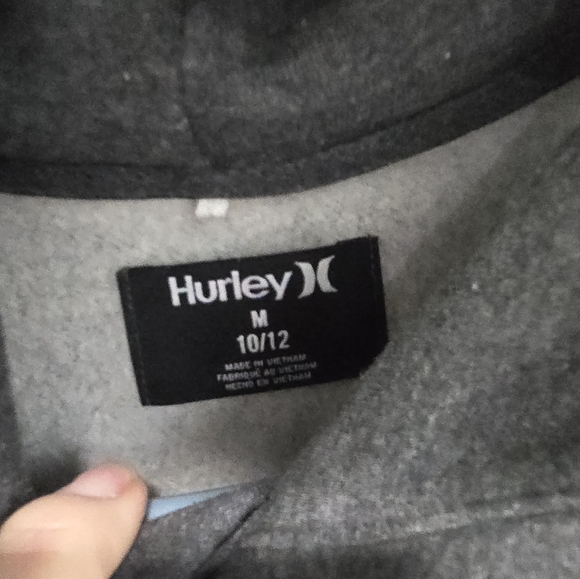 Hurley hoodie like new kids size medium 10/12 - Picture 4 of 4